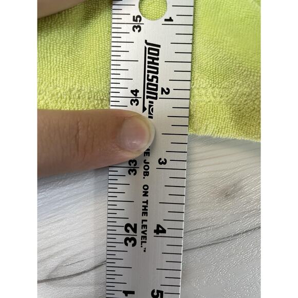 Old Navy Shorts Womens XS Lime Green Terry Cloth Elastic Waist Pockets Lounge - Picture 5 of 9